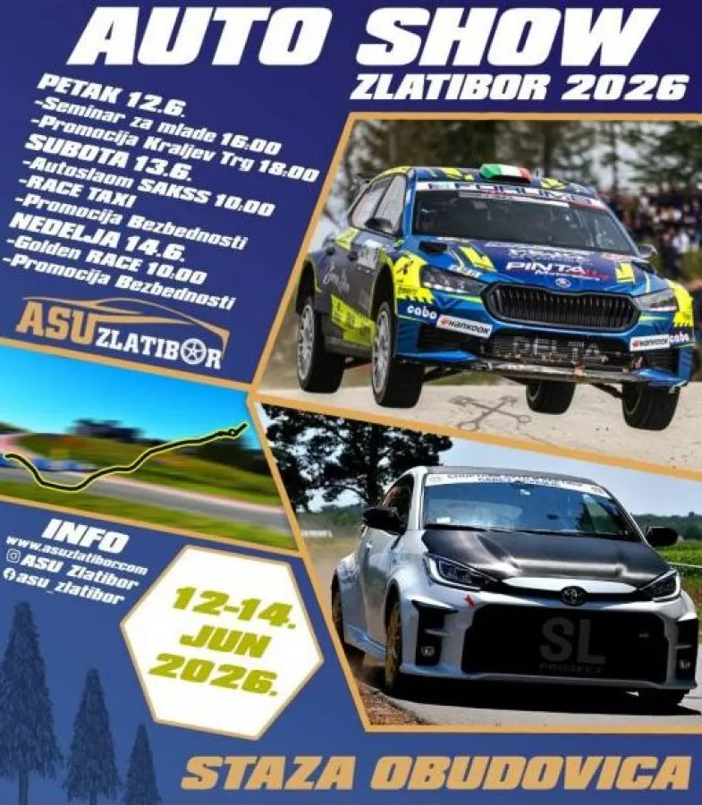 Auto Show Zlatibor 2026 – manifestacija auto sporta, promocije i bezbednosti