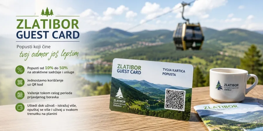 Zlatibor Guest Card – Ostvarite popuste i do 50% tokom odmora na Zlatiboru