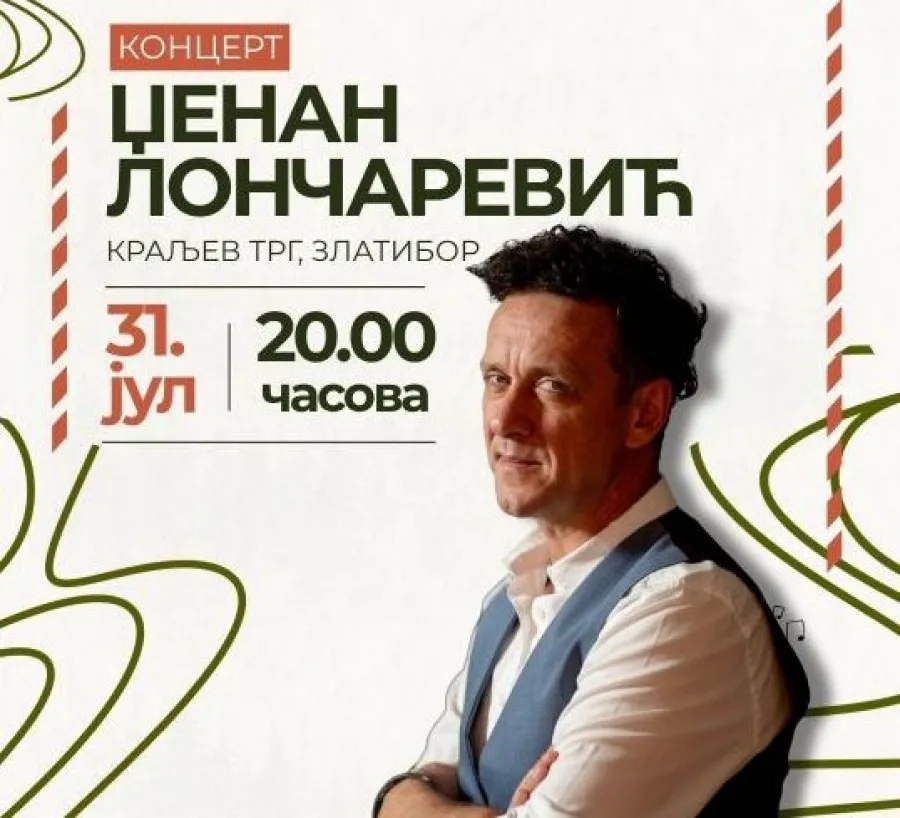 Koncert Dženana Lončarevića na Zlatiboru – Kulturno leto 2026
