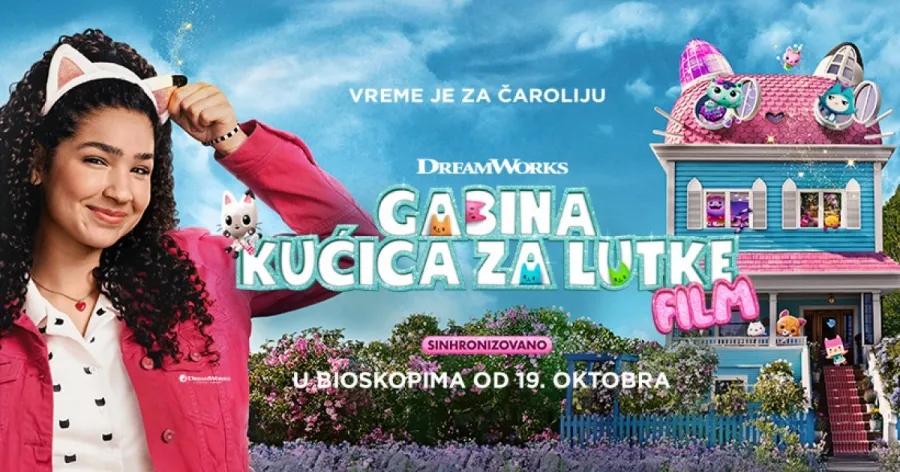 Projekcija porodičnog filma „Gabina kućica za lutke“ u Kulturnom centru Zlatibor