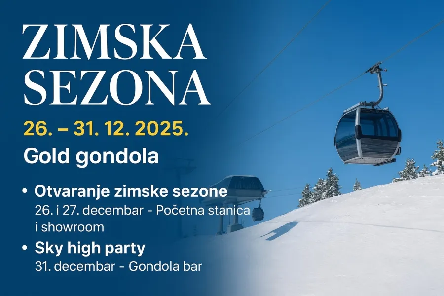 Zimska sezona na Gold gondoli: praznični program 
