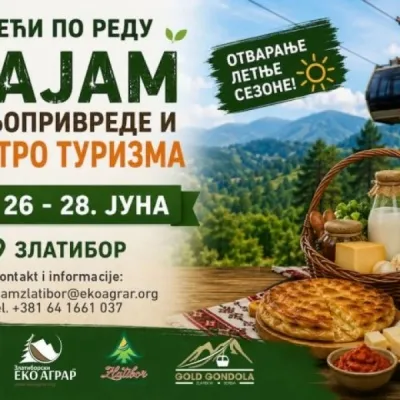 Sajam poljoprivrede i gastro turizma Zlatibor 2026 – treće izdanje manifestacije