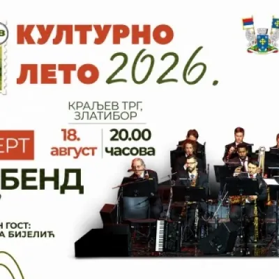 Kulturno leto 2026: Besplatan koncert Big benda RTS-a na Zlatiboru