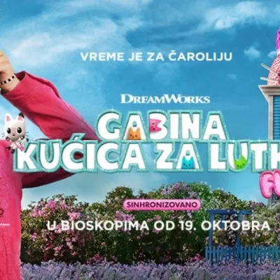 Projekcija porodičnog filma „Gabina kućica za lutke“ u Kulturnom centru Zlatibor